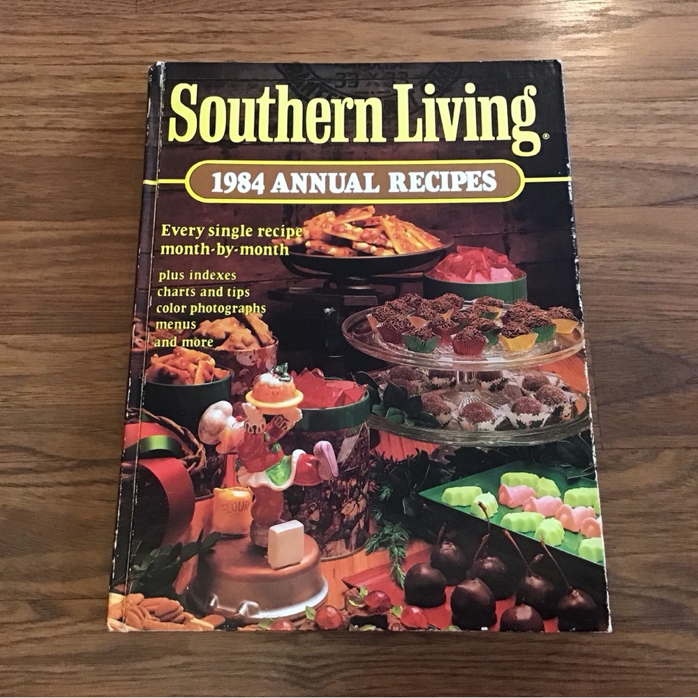 Vintage Southern Living 1984 Annual Recipes cookbook